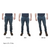 Slim Fit / Admiral (Med Blue)