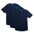 Crew Neck T-Shirt 3 Pack / Navy